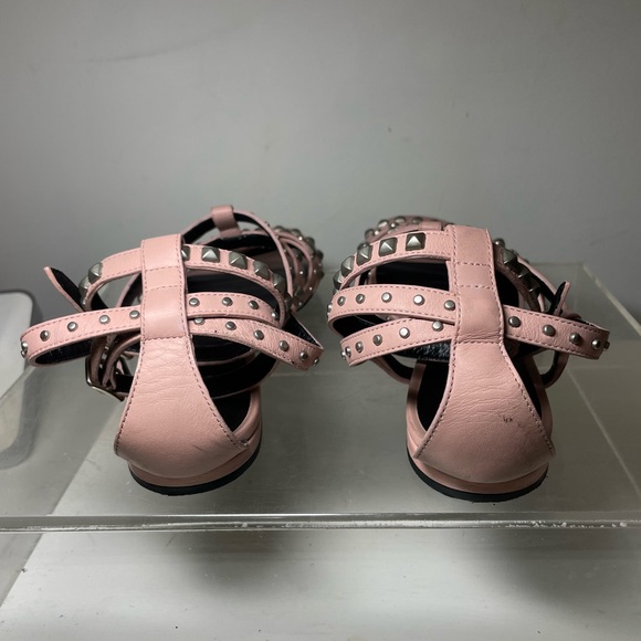 Saint Laurent Pink studded sandals sz 38 made in italy - Picture 11 of 15